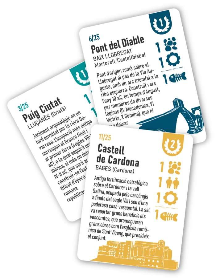 Cartes de construcció del joc